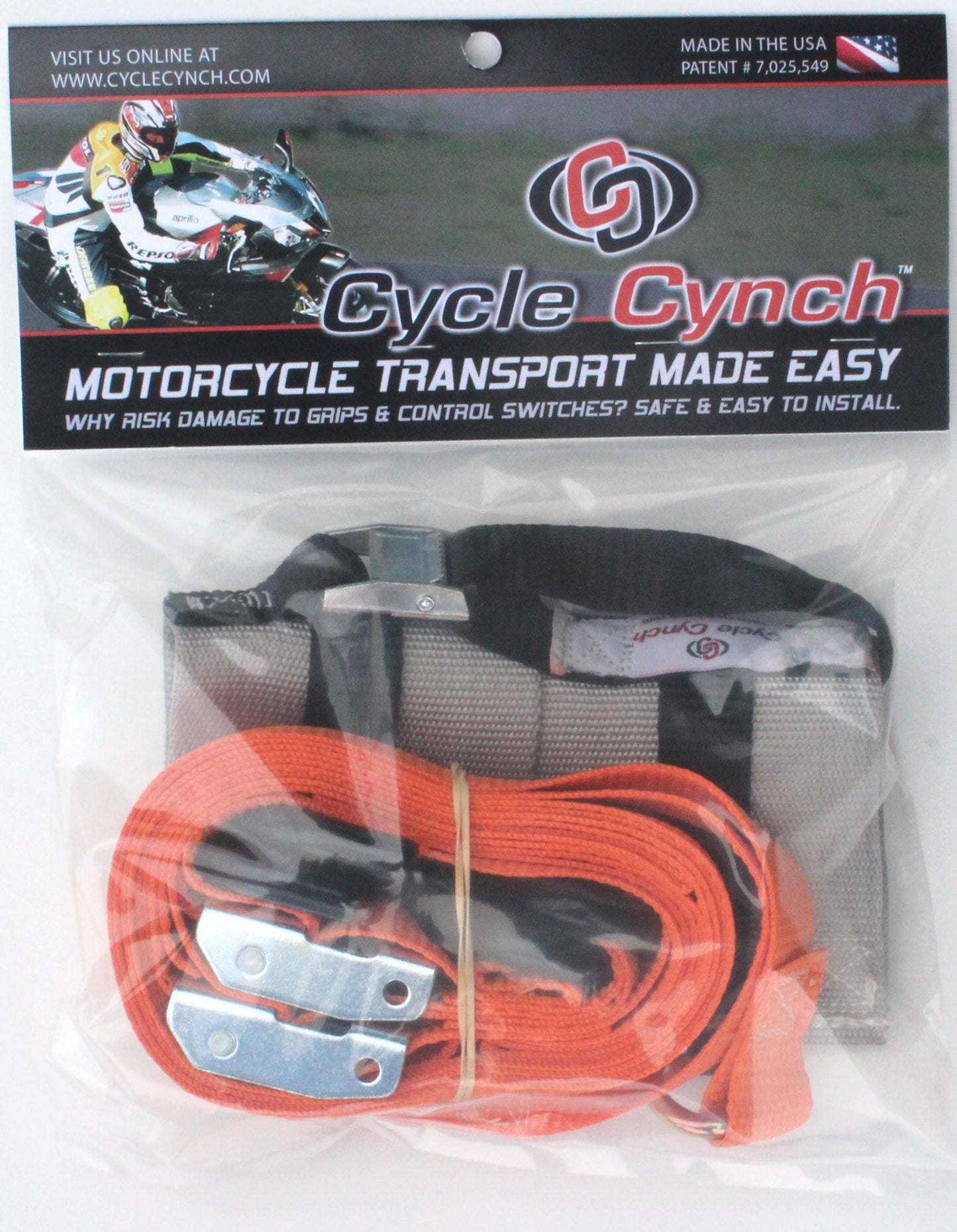 Cycle Cynch II - (built in tie down system)