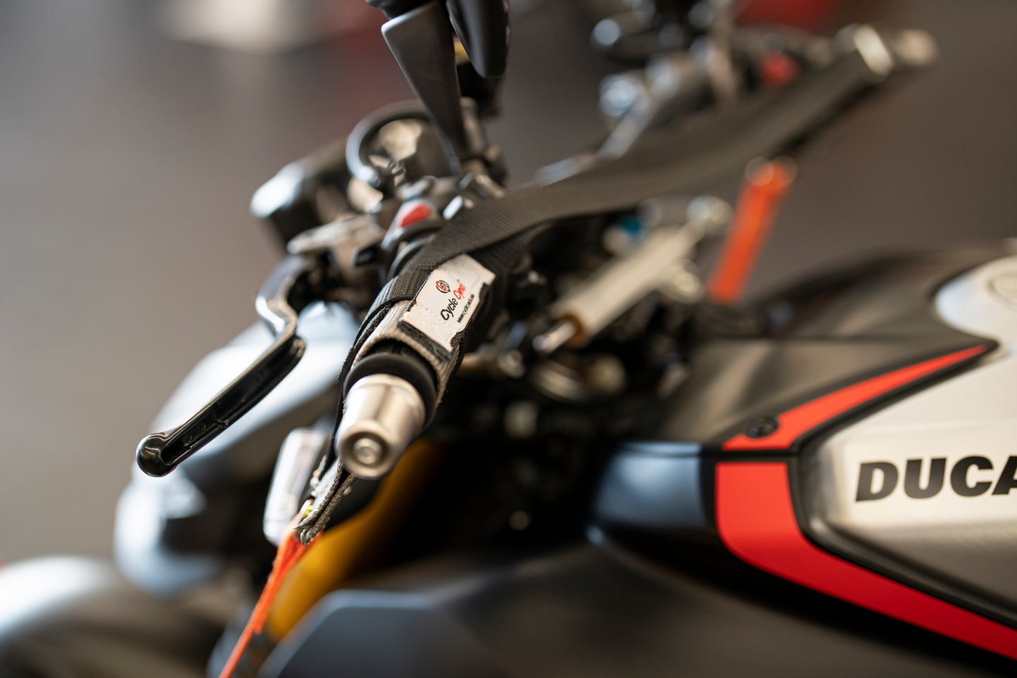 Cycle Cynch II - (built in tie down system)